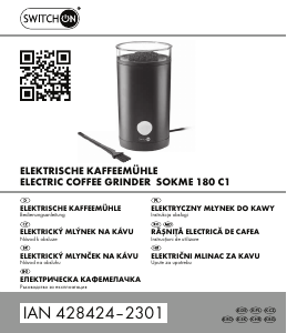 Instrukcja Switch On SOKME 180 C1 Spieniacz do mleka