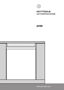 Käyttöohje Gorenje GU663W Astianpesukone