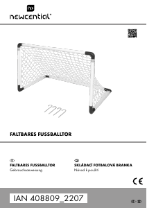 Bedienungsanleitung Newcential IAN 408809 Fussballtor