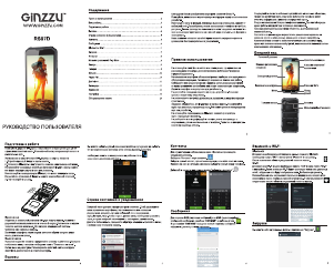 Руководство Ginzzu RS97D Мобильный телефон