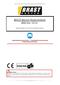 Bedienungsanleitung Brast BRB-RM-18141 Rasenmäher