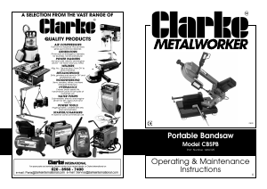 Manual Clarke CBSPB Band Saw