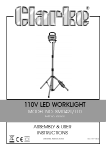 Handleiding Clarke SMD 42T Lamp