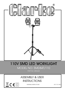 Handleiding Clarke SMD 84T Lamp