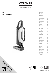 Manual de uso Kärcher VC 5 Aspirador