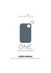 Manual de uso Libratone One Altavoz