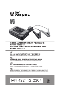 Manual My Project IAN 422112 Jump Starter