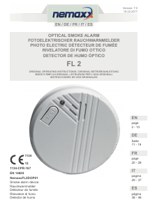 Handleiding Nemaxx FL 2 Rookmelder