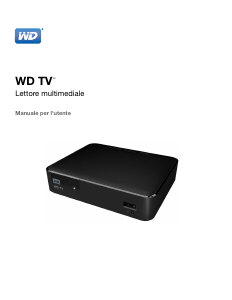 Manuale Western Digital TV Lettore multimediale