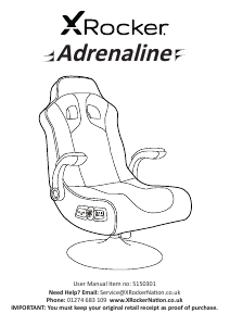 Manual XRocker Adrenaline Office Chair