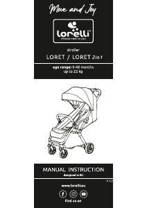 Bedienungsanleitung Lorelli Loret 2in1 Kinderwagen