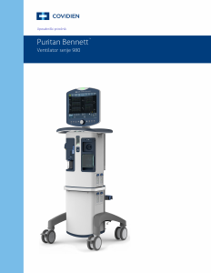 Priročnik Covidien Puritan Bennett 980 Medicinski ventilator