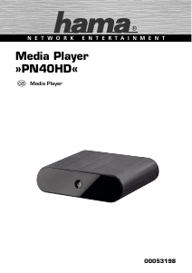 Manual Hama PN40HD Media Player