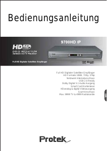 Bedienungsanleitung Protek 9700HD IP Digital-receiver