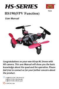 Handleiding Holy Stone HS190 Drone