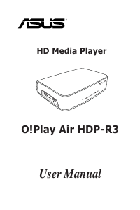 Handleiding Asus O!Play Air HDP-R3 Mediaspeler