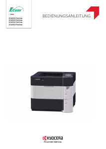 Bedienungsanleitung Kyocera ECOSYS P3060dn Drucker