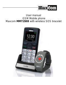 Manual Maxcom MM715BB Mobile Phone