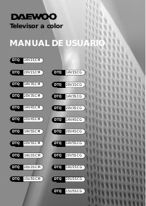 Manual de uso Daewoo DTQ-14U1SCM Televisor