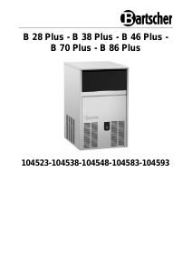 Handleiding Bartscher B46 Plus IJsblokjesmachine