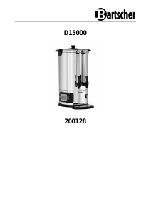 Manual Bartscher D15000 Water Dispenser