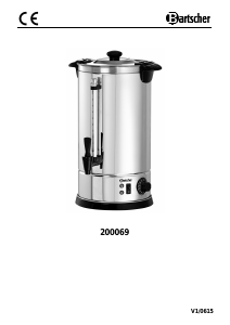 Manual Bartscher 200069 Water Dispenser