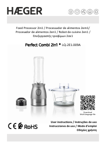 Mode d’emploi Haeger LQ-2E1.009A Perfect Combi 2in1 Blender