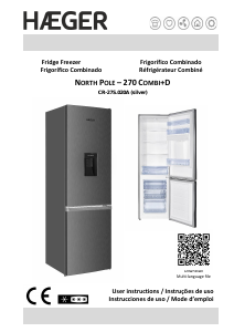 Manual de uso Haeger CR-27S.020A North Pole Frigorífico combinado