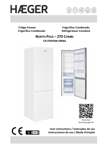 Manual de uso Haeger CR-27W.019A North Pole Frigorífico combinado