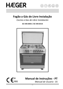 Manual de uso Haeger GC-SS9.020A Cocina