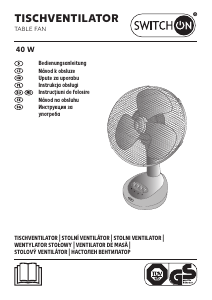 Bedienungsanleitung Switch On VT-B0102 Ventilator