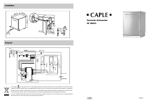 Manual Caple DF606SS Dishwasher