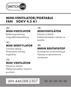 Návod Switch On IAN 446388 Ventilátor