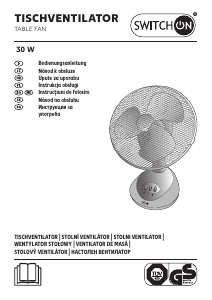 Bedienungsanleitung Switch On VT-A0202 Ventilator