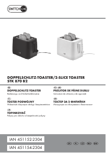 Instrukcja Switch On STK 870 B2 Toster