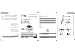 Instrukcja Switch On UC-B0101 Myjka ultradźwiękowa