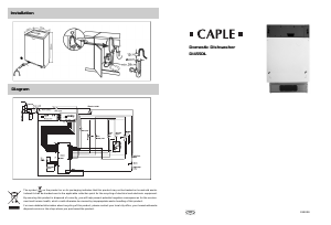 Handleiding Caple Di455DL Vaatwasser