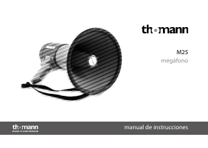 Manual de uso Thomann M25 Megáfono
