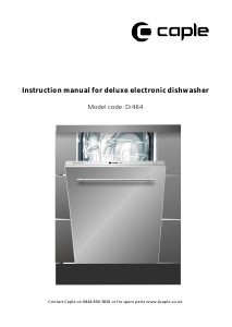 Manual Caple Di464 Dishwasher