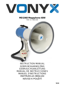 Handleiding Vonyx MEG060 Megafoon