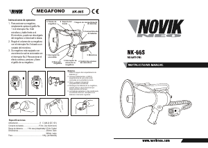 Handleiding Novik Neo NK-66S Megafoon