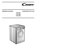 Manual Candy CN 126 Washing Machine