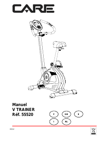 Manual Care 55520 V-Trainer Exercise Bike