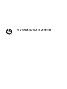 Bedienungsanleitung HP DeskJet 3636 Multifunktionsdrucker