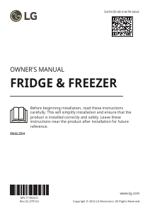 Manual LG GML860PYFE Fridge-Freezer