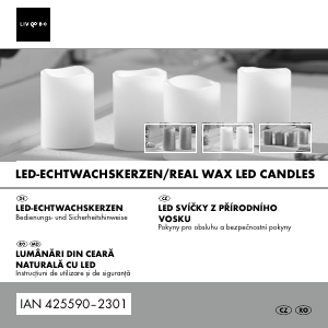Bedienungsanleitung LIV&BO IAN 425590 LED kerze