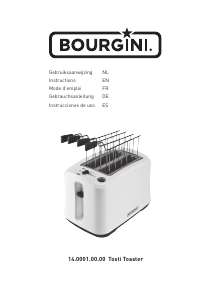 Bedienungsanleitung Bourgini 14.0001.00.00 Tosti Toaster