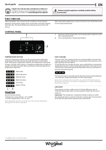 Mode d’emploi Whirlpool W5 921E W Réfrigérateur combiné