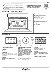 Manual de uso Whirlpool WMW47HMB Microondas