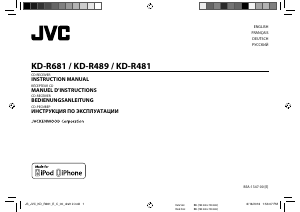 Handleiding JVC KD-R489 Autoradio